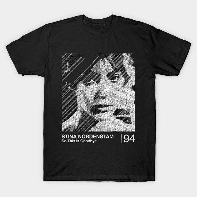 So This Is Goodbye / Minimalist Graphic Artwork Fan Design T-Shirt by saudade